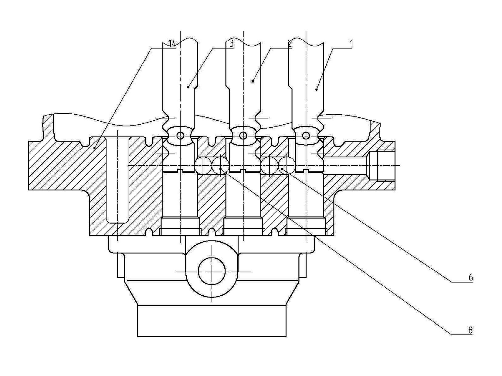 Self-locking and interlocking mechanism for cylindrical shell speed changer