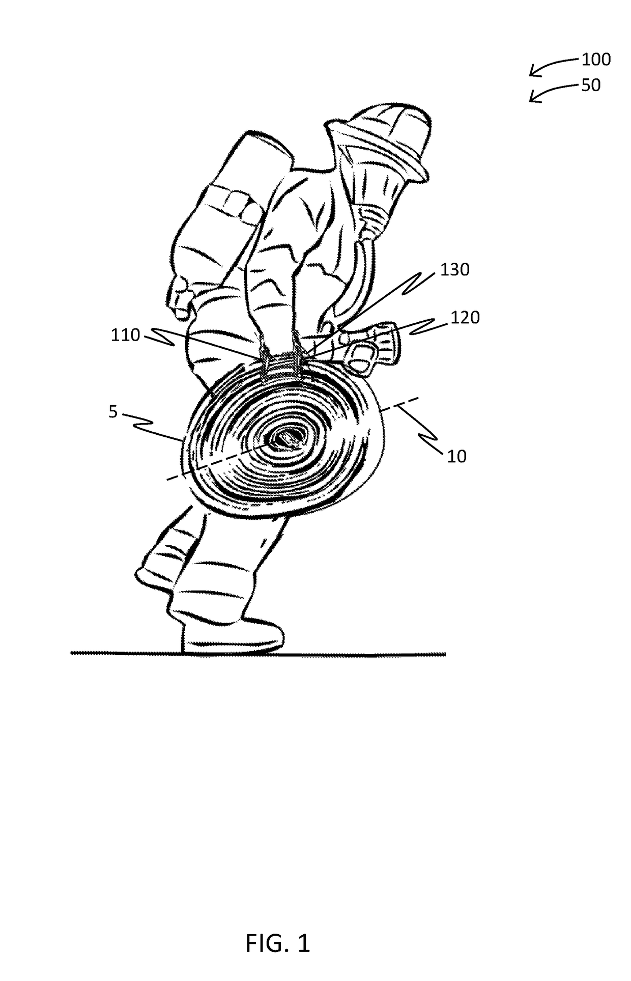 Firehose carrying device