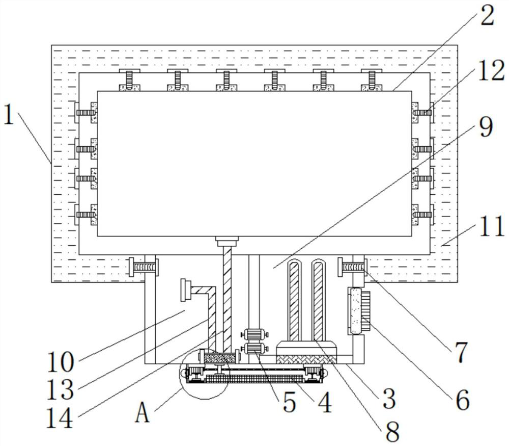 Water-cooling heat dissipation mechanism for new energy automobile power battery