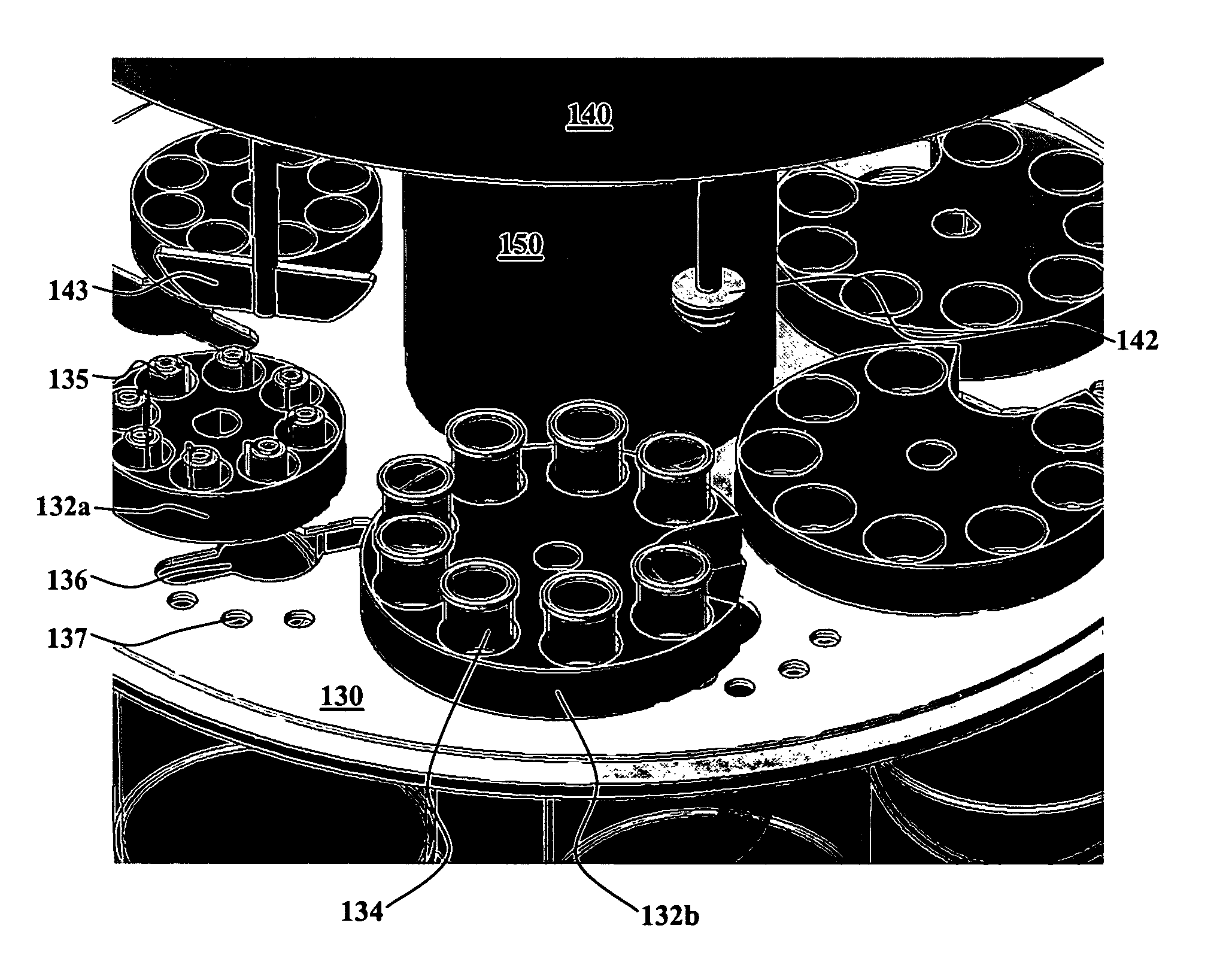 Integrated dissolution processing and sample transfer system