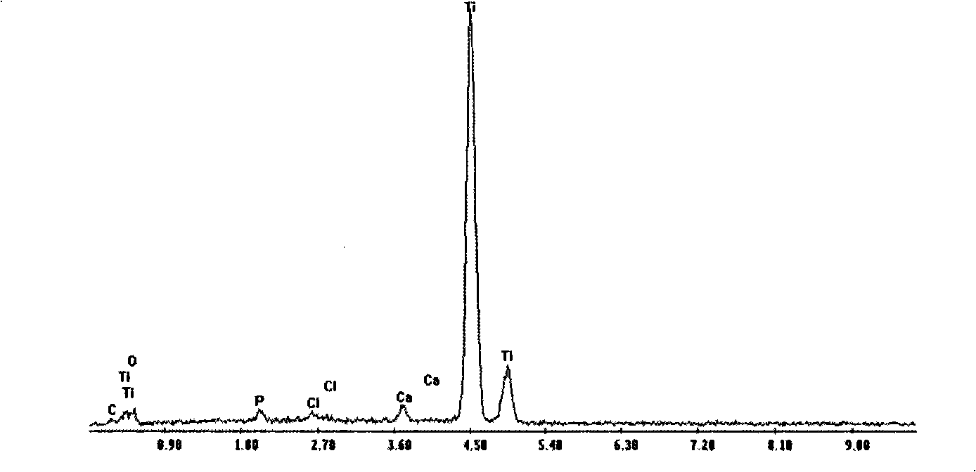 Application of femtosecond laser in titanium or titanium alloy implantation material surface treatment