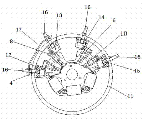 On-load capacity-adjusting switch high voltage primary loop structure