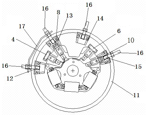 On-load capacity-adjusting switch high voltage primary loop structure