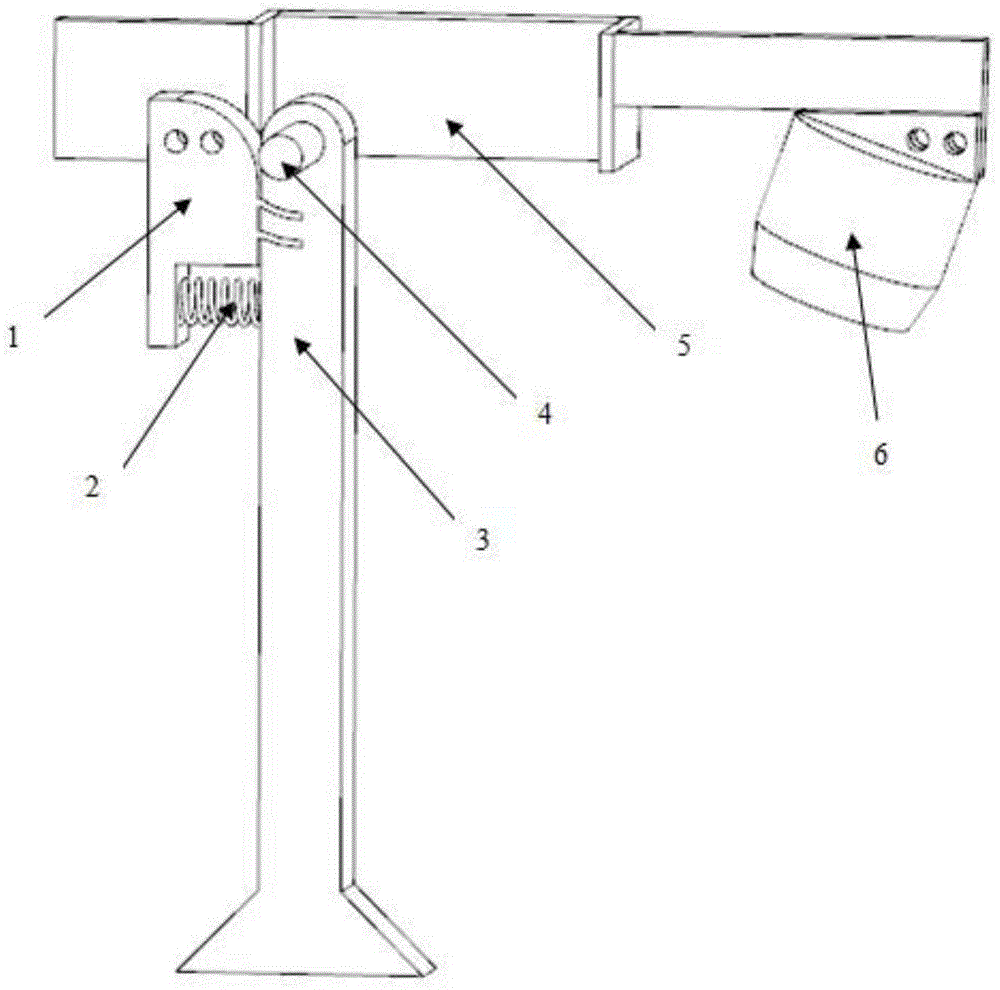 Automatic control supporting foot stand of electric vehicle and use method of automatic control supporting foot stand