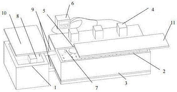 Liquid cooling flash-freezing device and method for fresh keeping of meat products