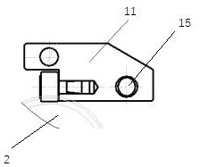 Automatic fixture of rotary cylinder front-mounted grinding machine