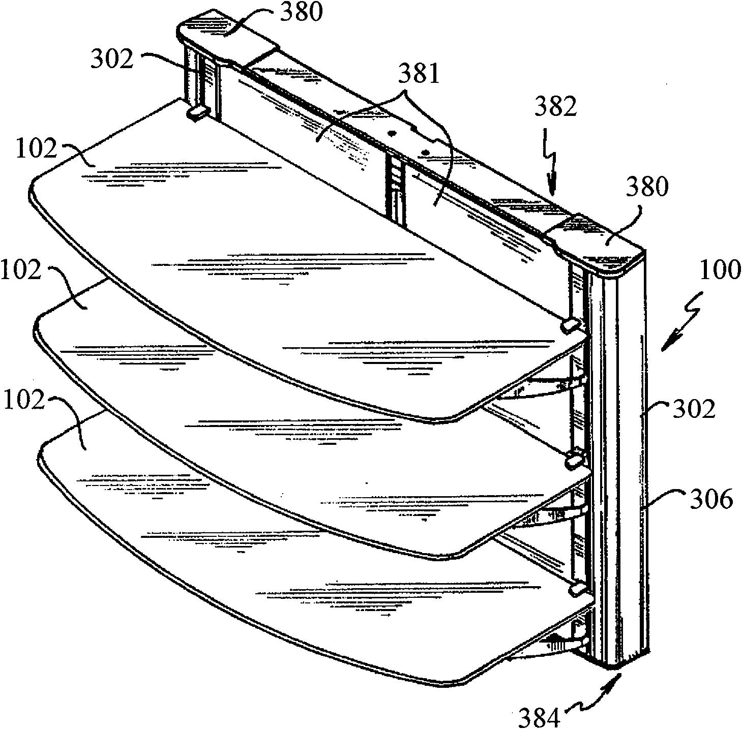 Wall-mounted furniture system