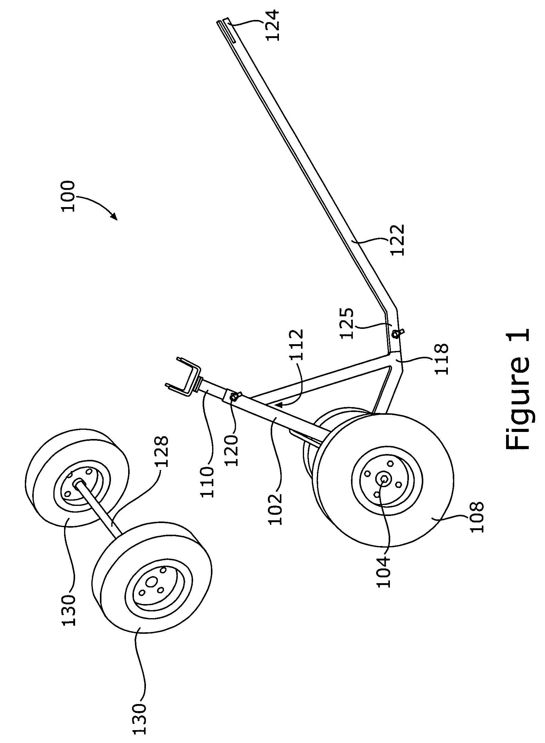 Multi-function, all-terrain dolly for a snowmobile or the like