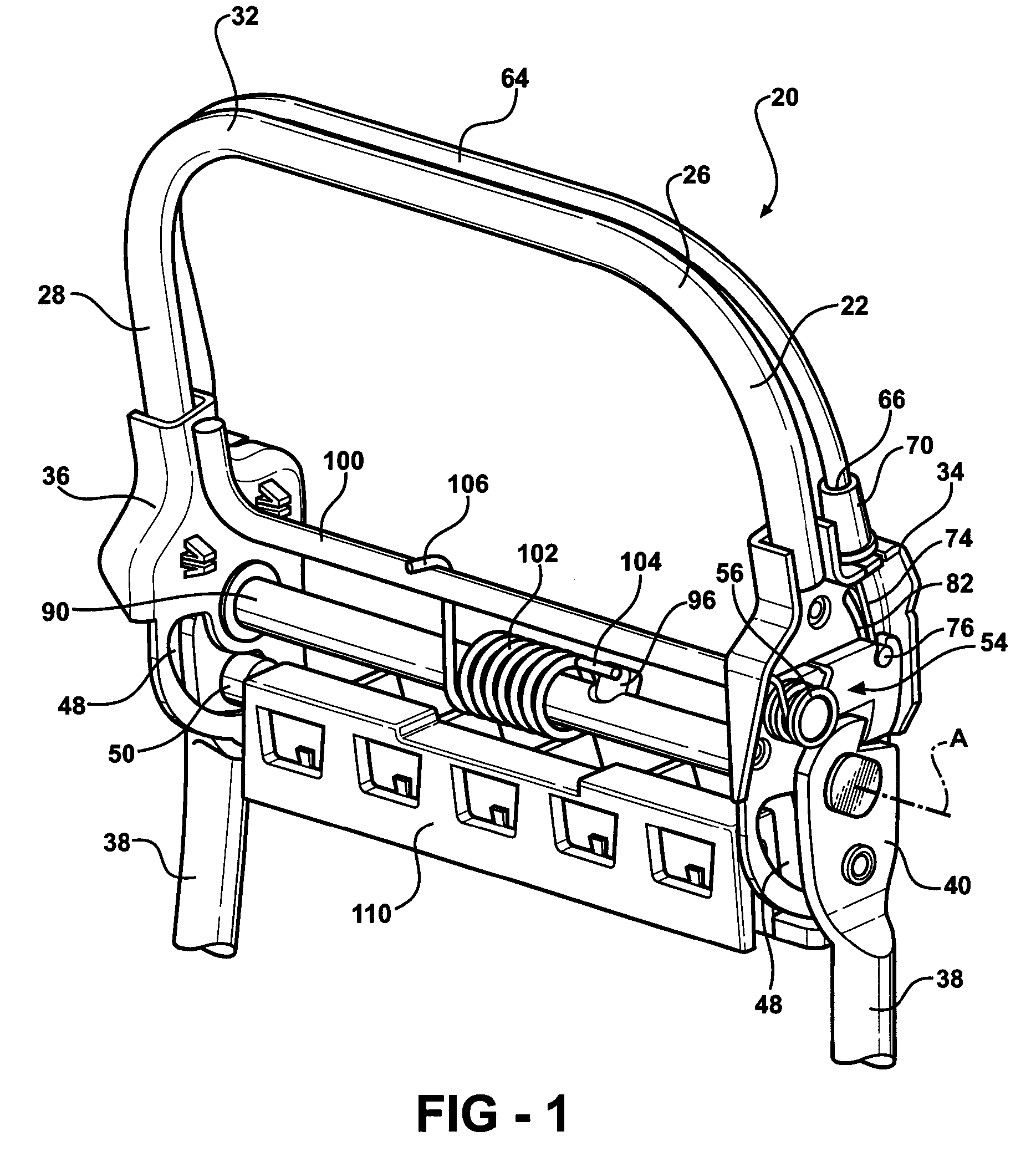 Foldable headrest assembly