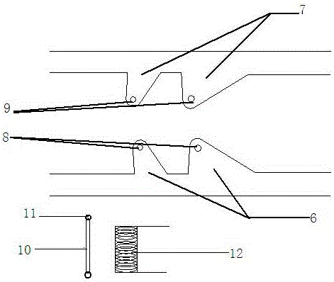 A device for delaying the closing of the sternum and the sternum