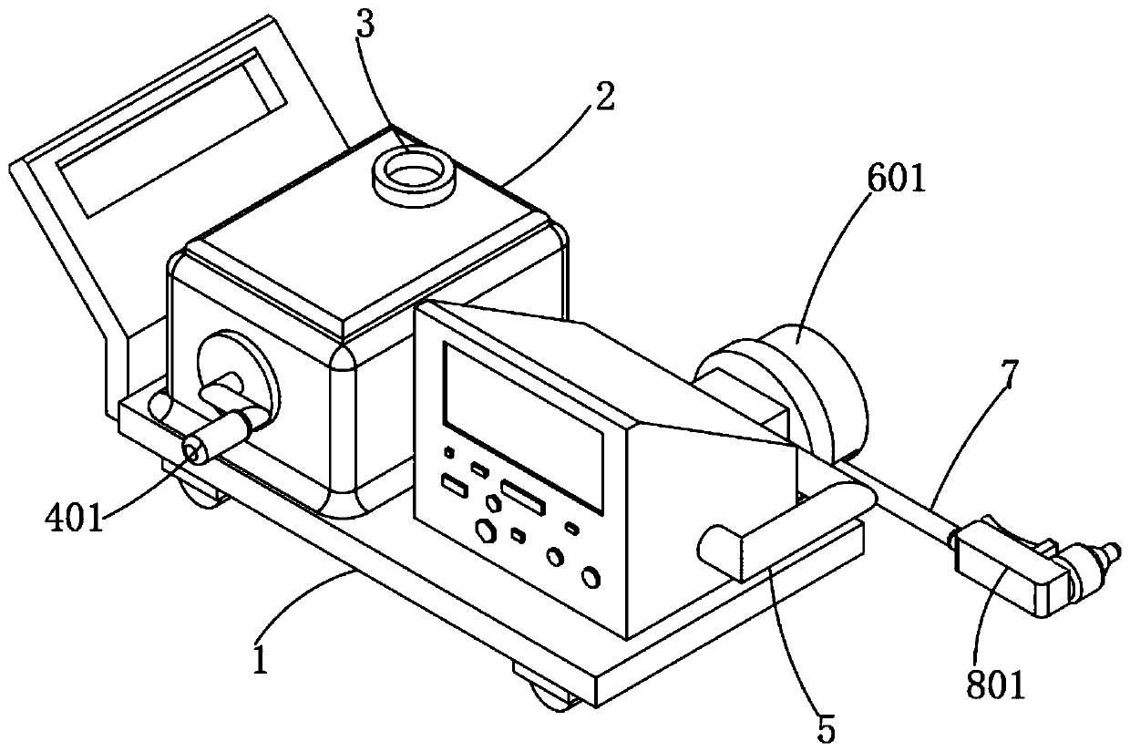 Spray paint spraying device for decorating and painting wall body