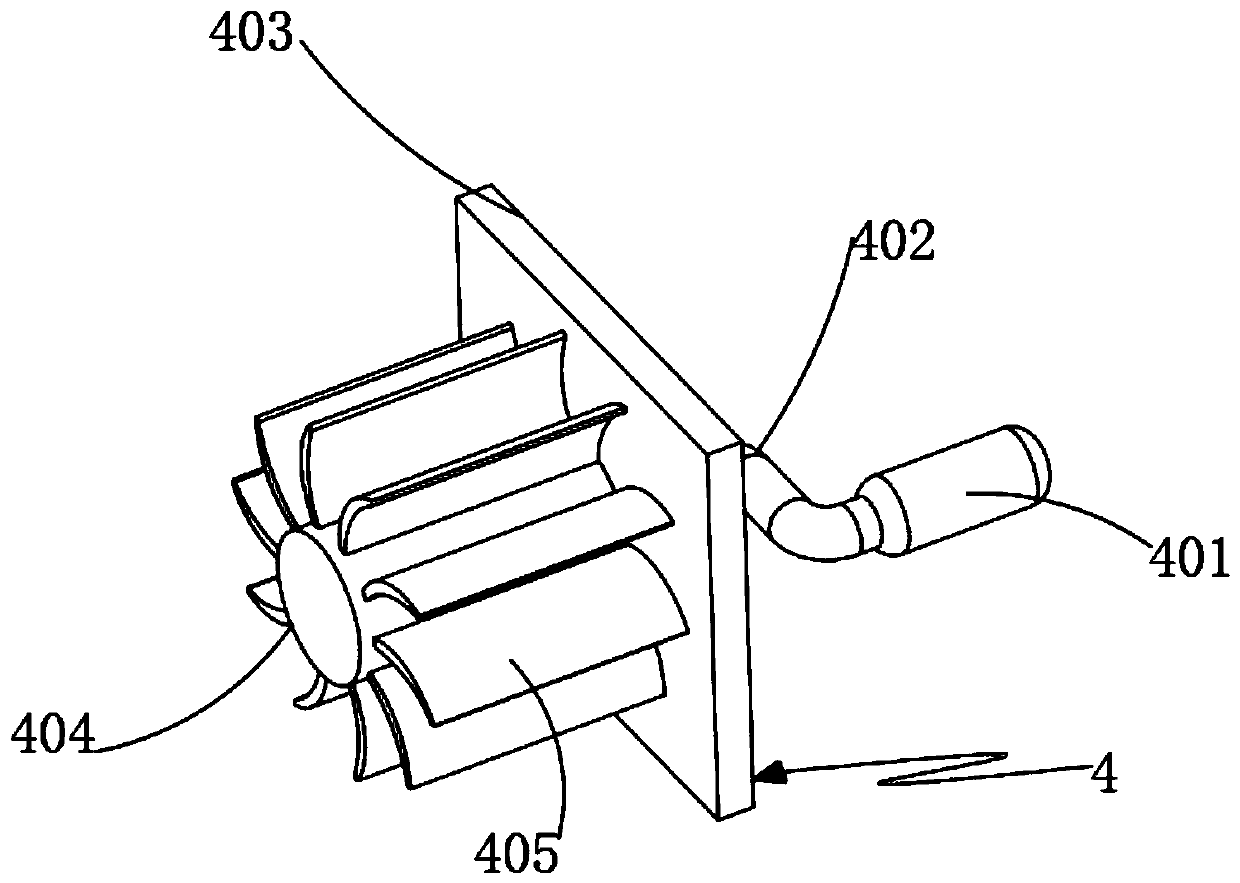 Spray paint spraying device for decorating and painting wall body