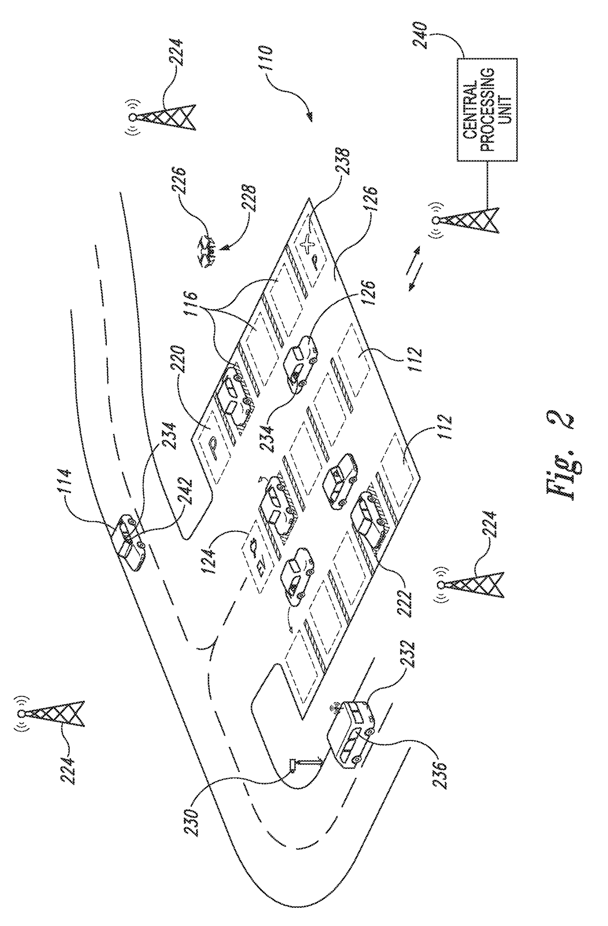 Real time parking lot analysis and management