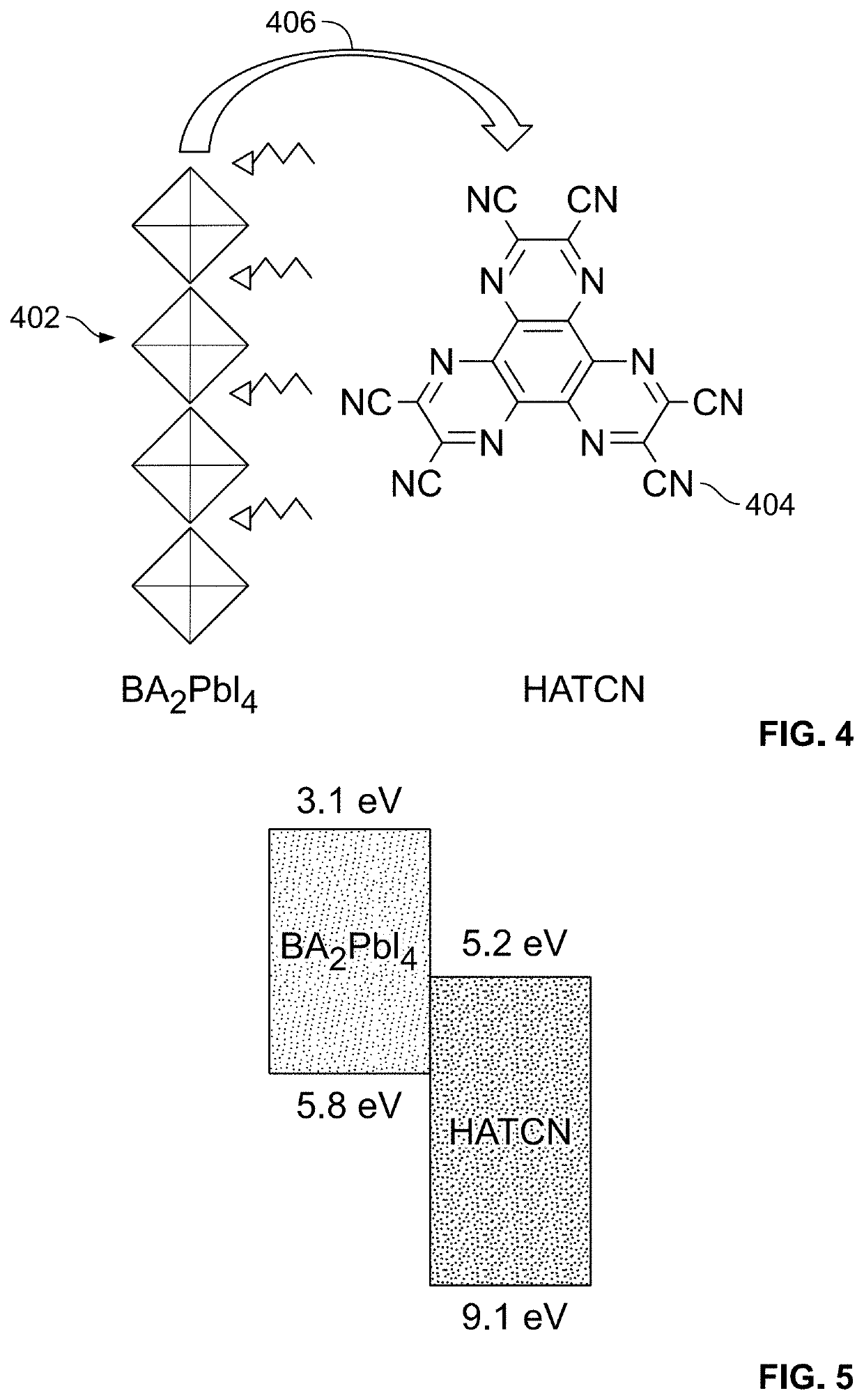 Donor-acceptor interfaces for excitonic semiconductors