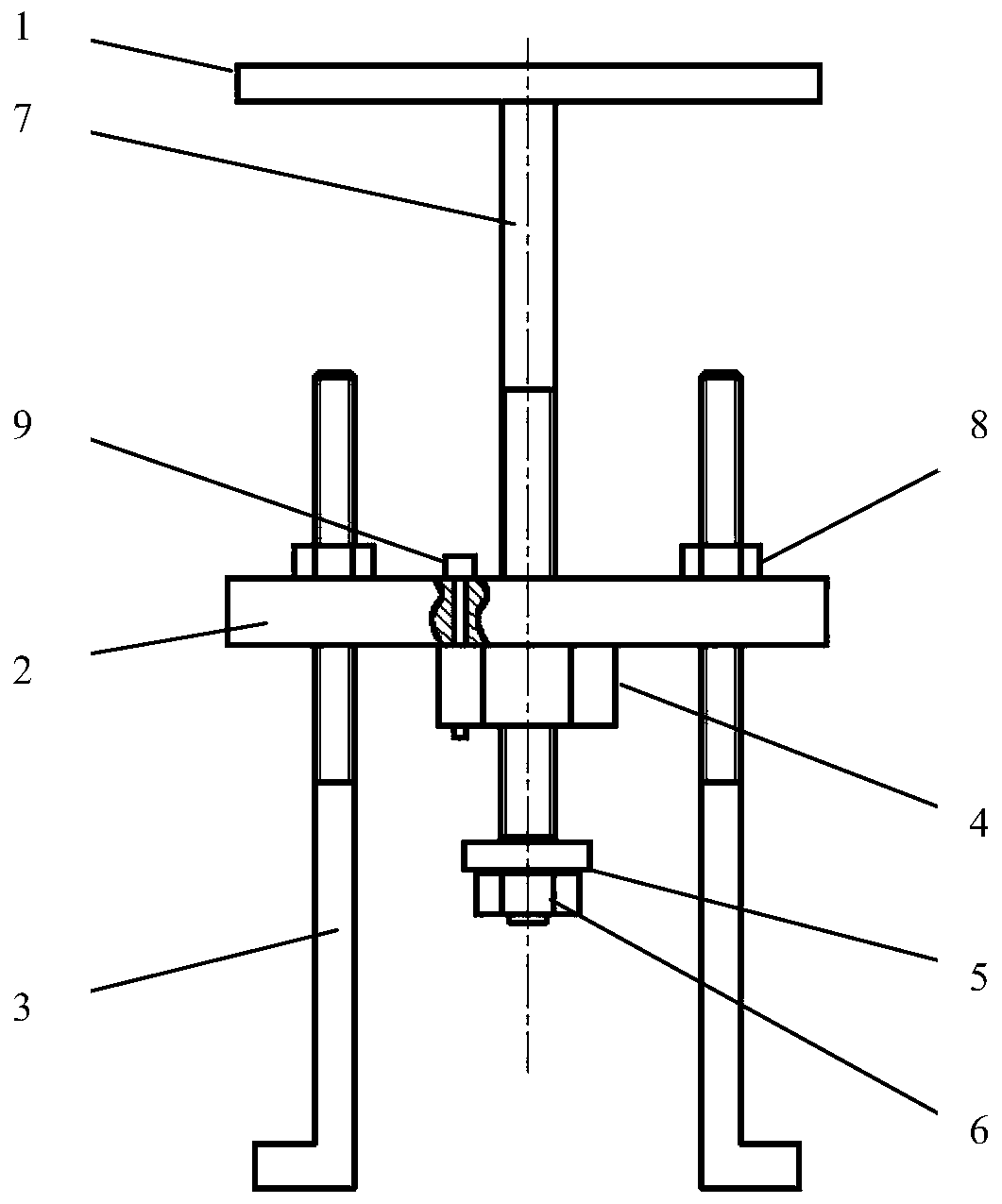 Tool for taking out floating valve element of drilling tool