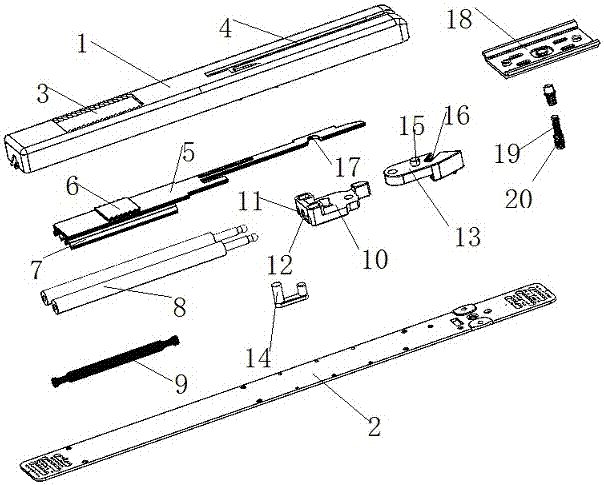 Adjustable distance anti-jump door buffer