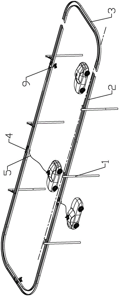 Power supplying system for electric car