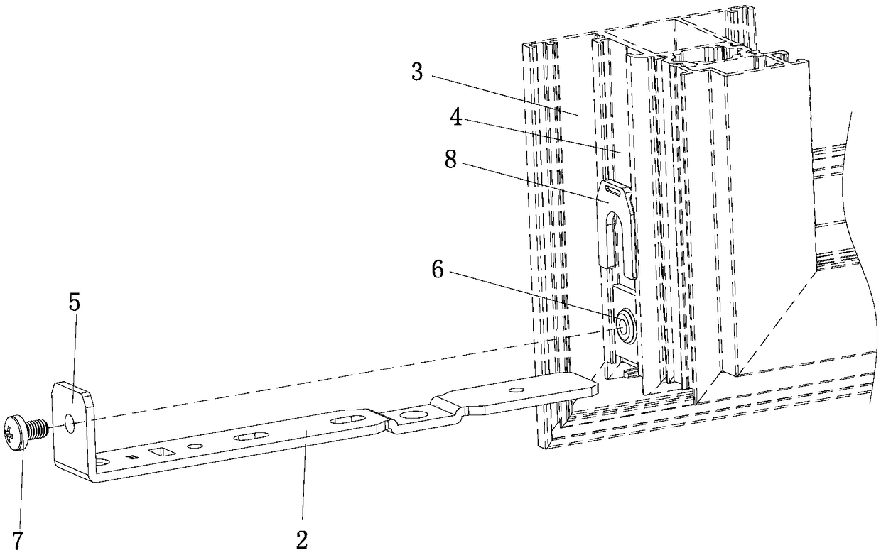 Hinge structure capable of adjusting inclination of window