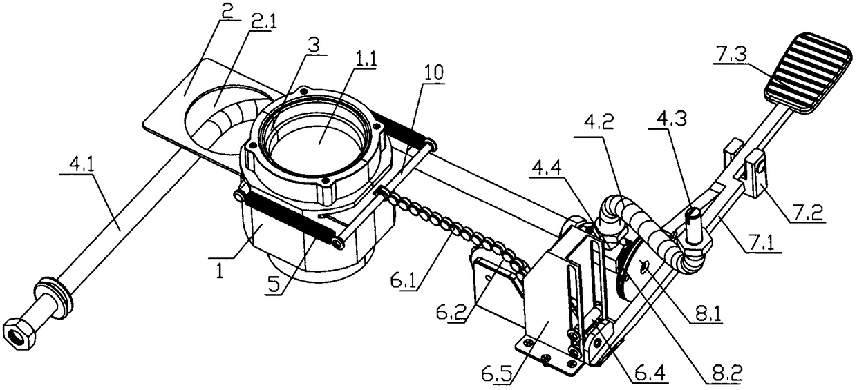 toilet drainage device