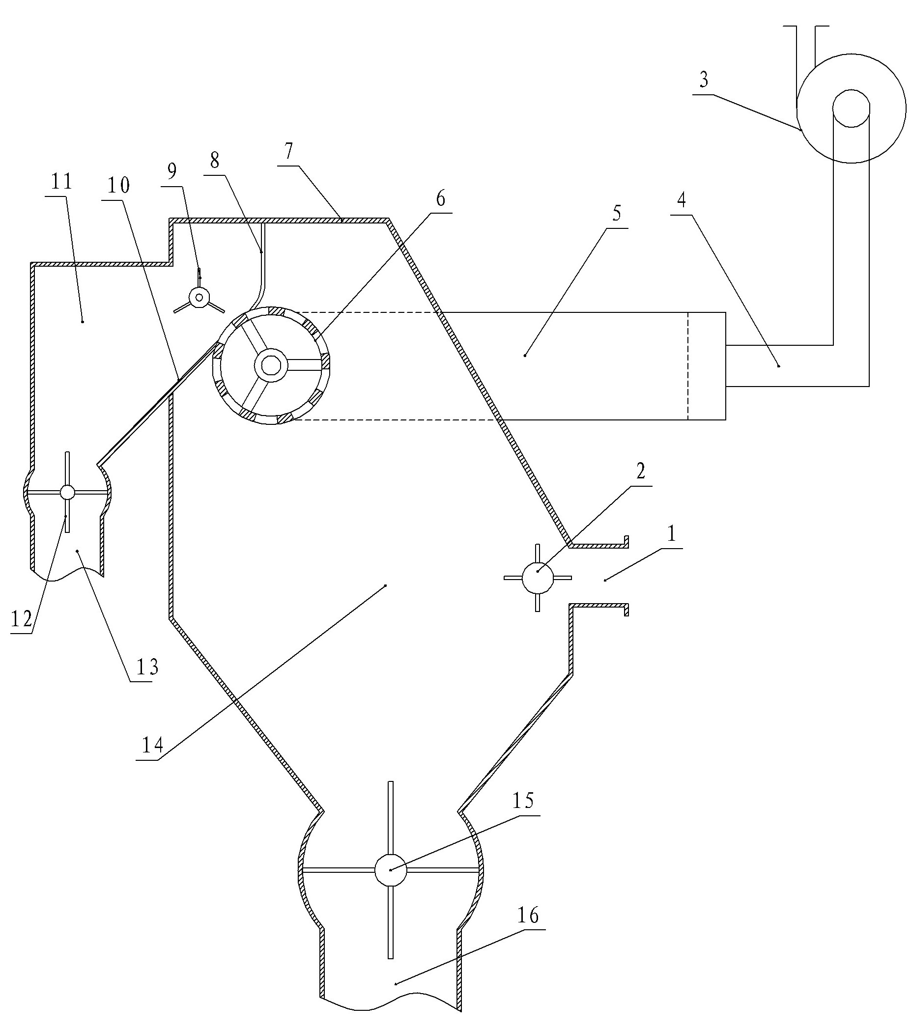 Device for cleaning profile fibers of negative-pressure seed cotton