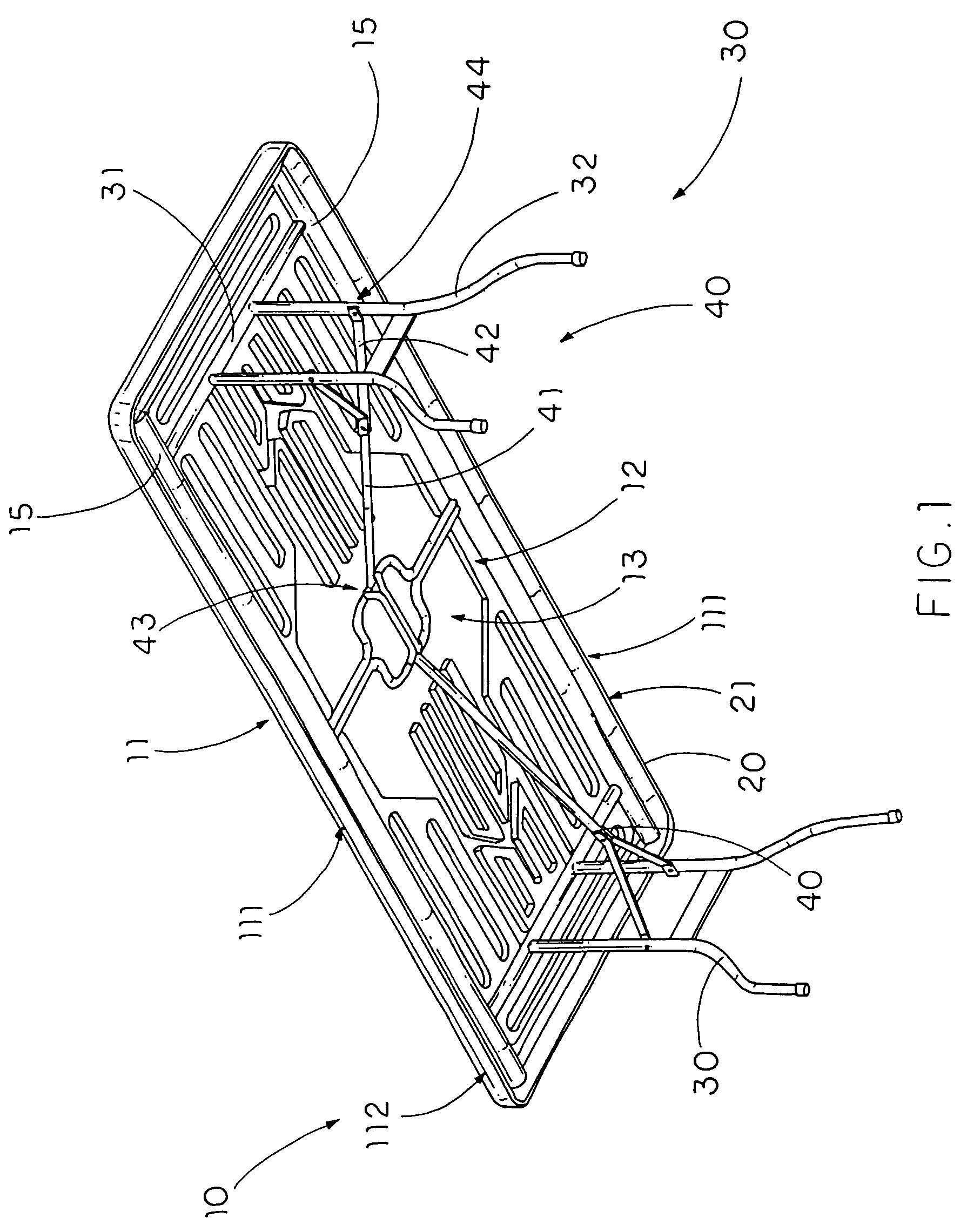 Stackable tabletop for fordable table