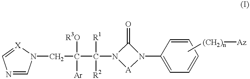 Azole compounds, their production and use