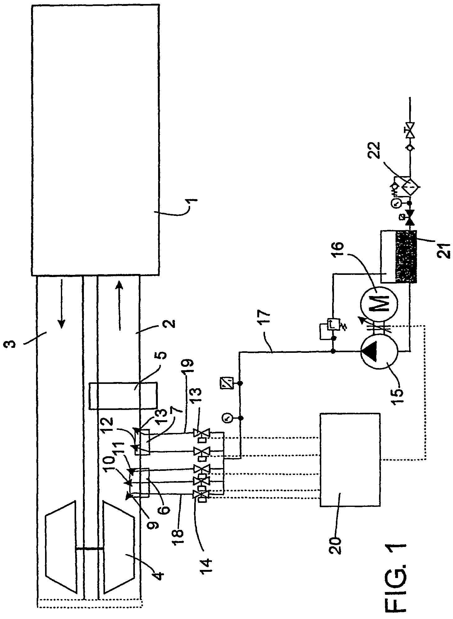 Water spraying system