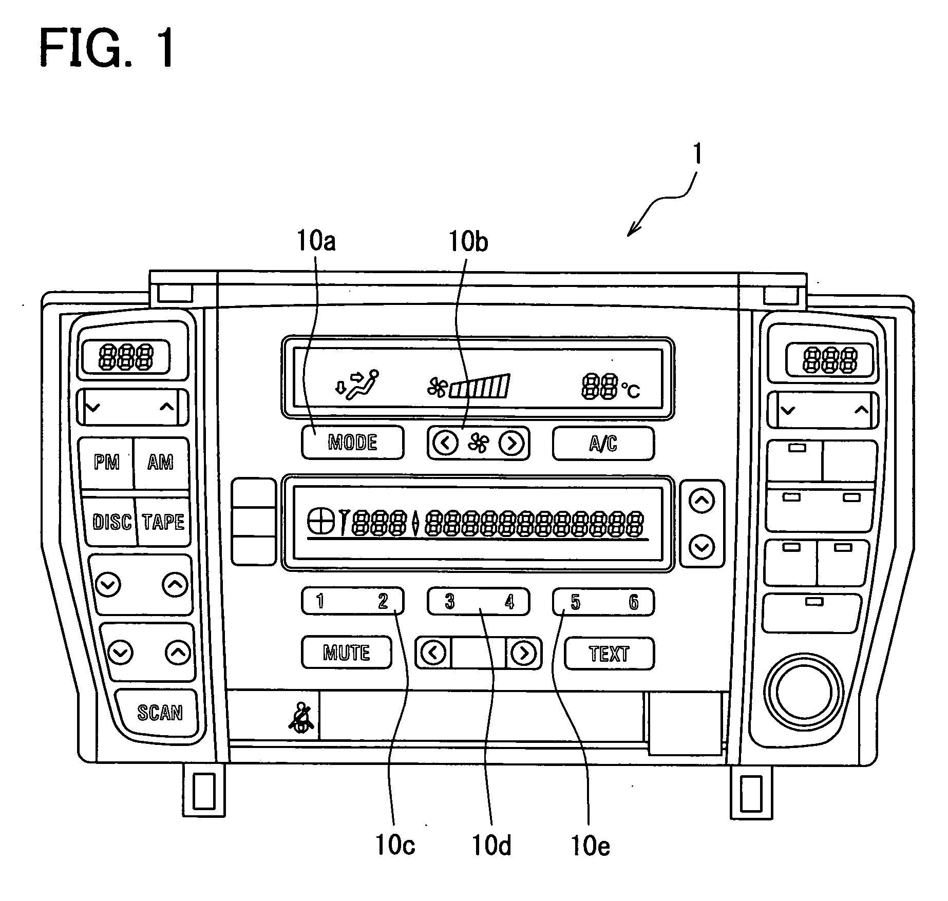 Rocking switch unit