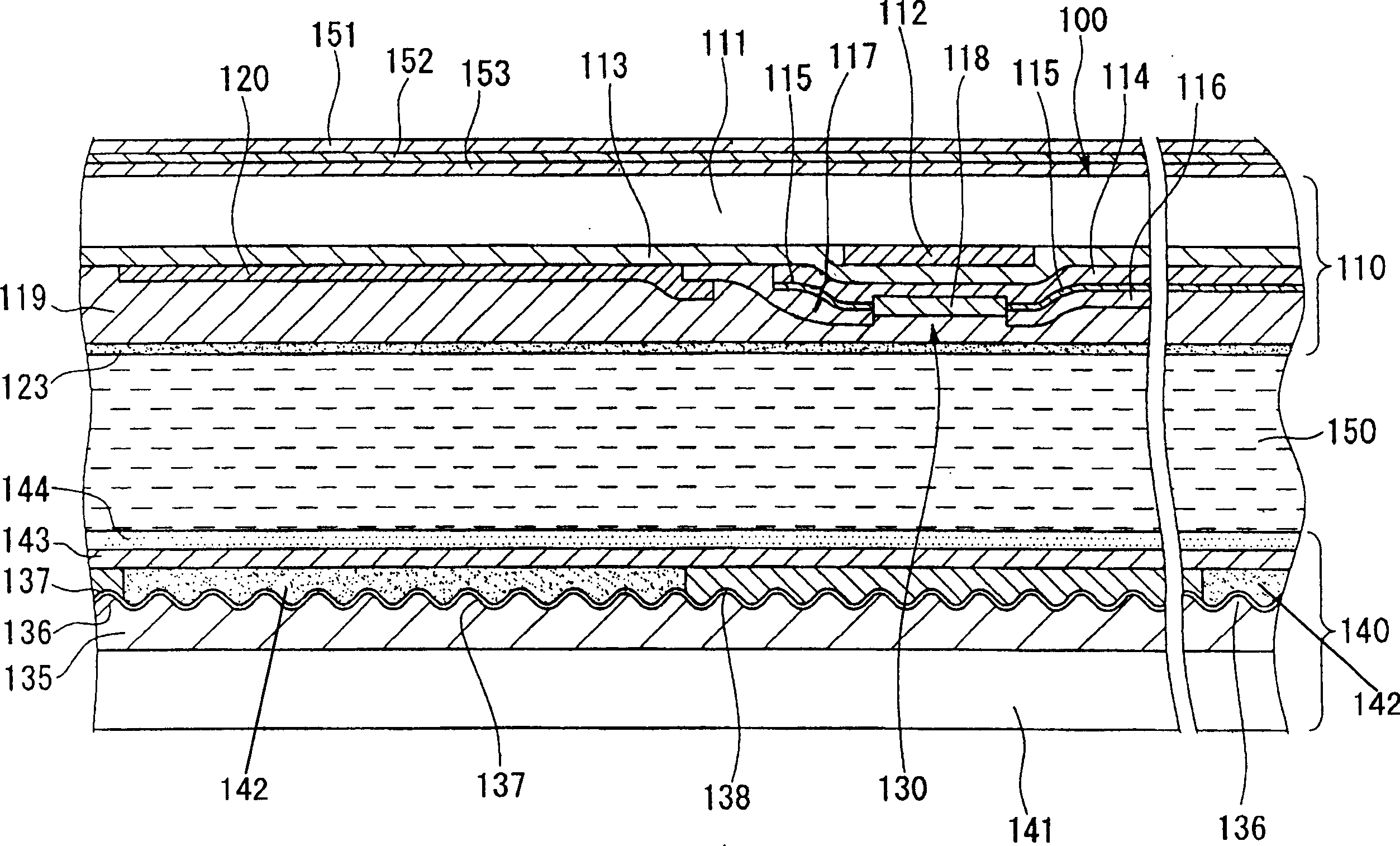 Active matrix display device