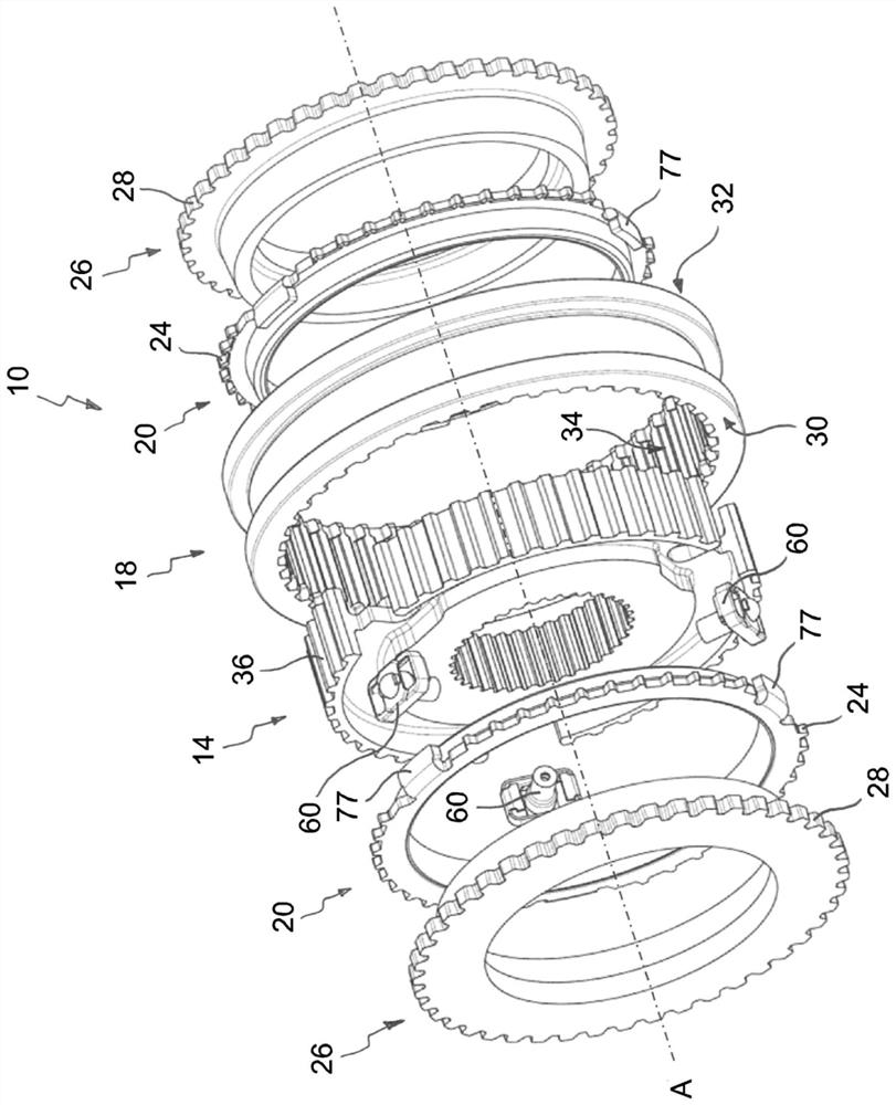 Synchronization device and method for producing a sliding sleeve of the same