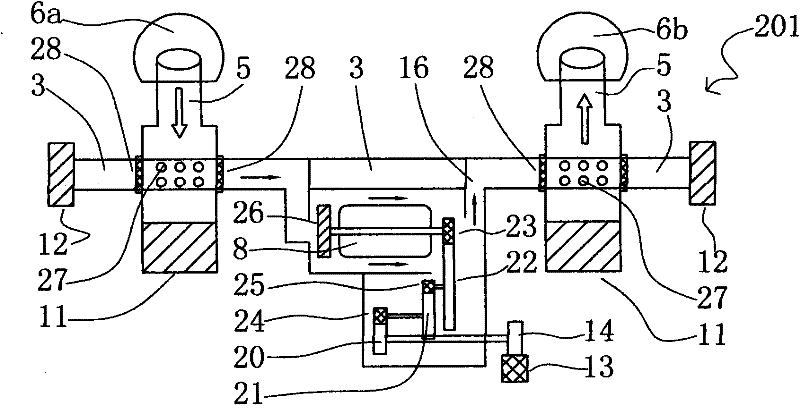 Floating wheel type water turbine