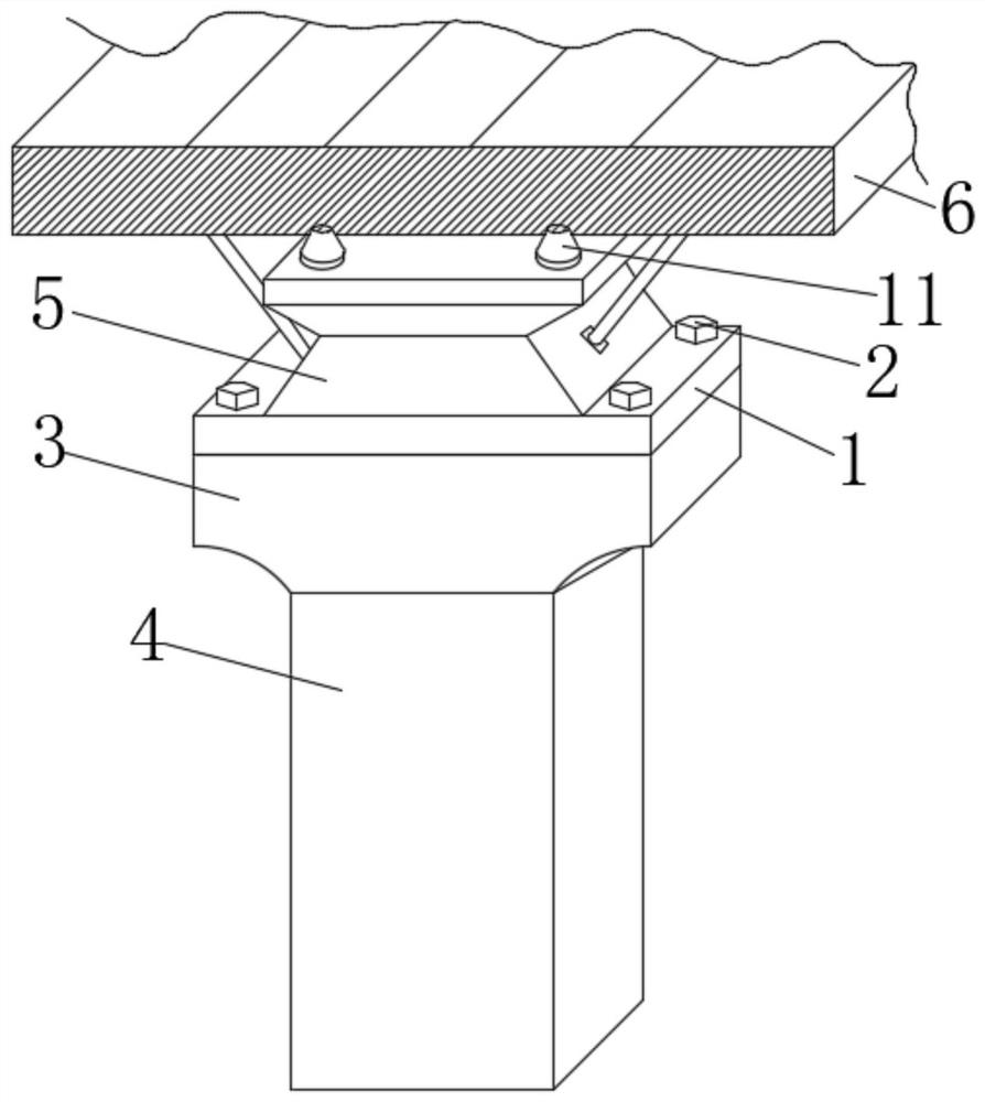 A bridge pier anti-overturning structure