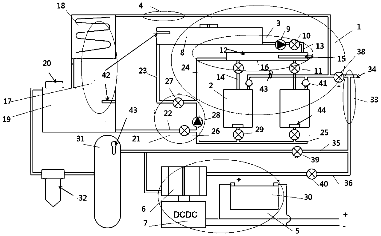 Power generation device capable of continuously generating hydrogen