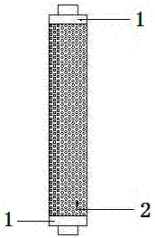 Manufacturing process of large-diameter printing roller for blanket flat screen printing