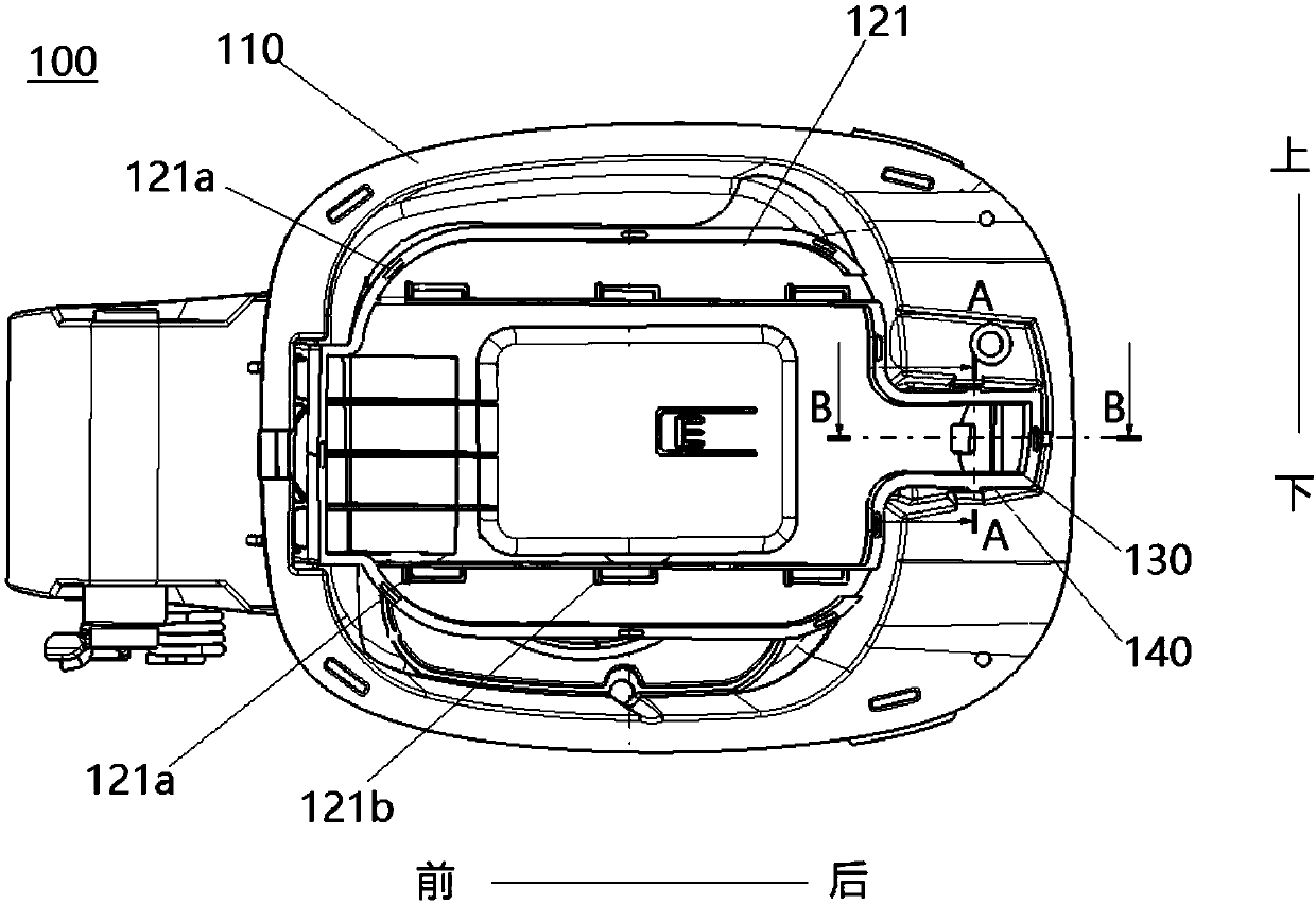 Oil filler box assembly for vehicle and vehicle