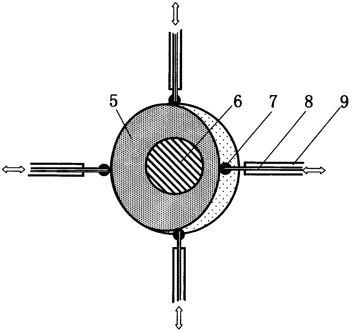 Floating wind turbine unit and offshore floating wind power plant