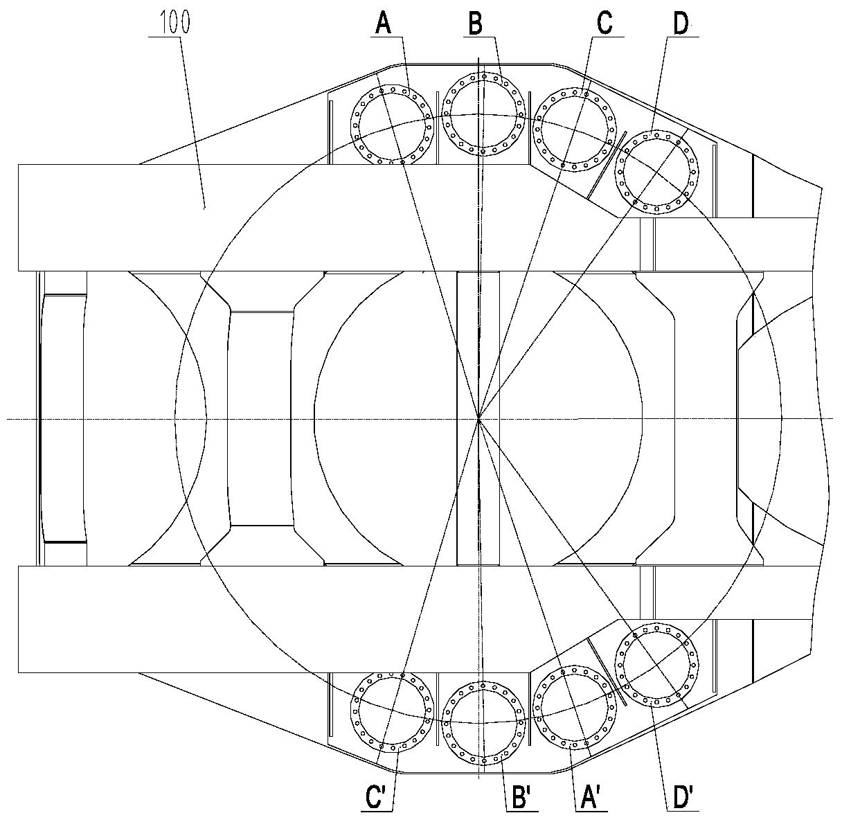 Yaw control method and yaw hydraulic control system of wind power generator