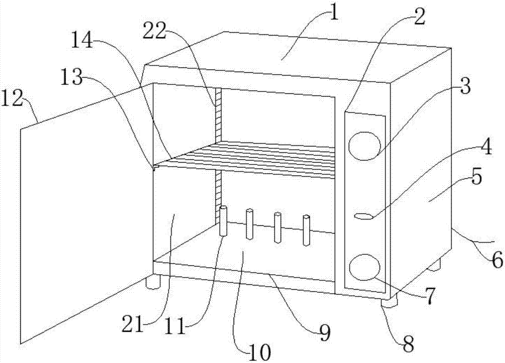 Apparatus drying device for chemistry laboratory