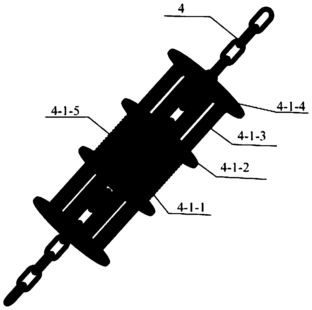 Rigid-elastic mooring deep-sea platform structure