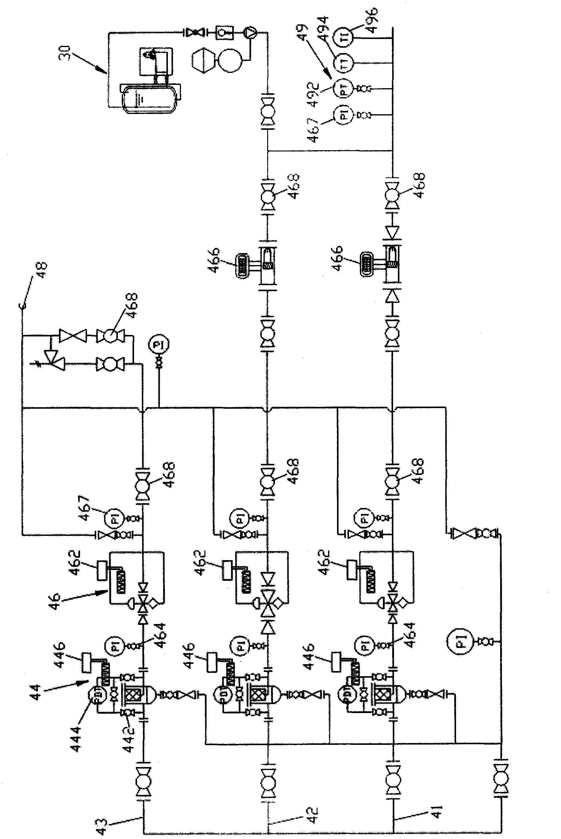 Urban emergency LNG (liquefied natural gas) supply system