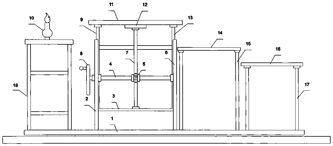 Adjustable Microbial Petri Dish Operating Rack