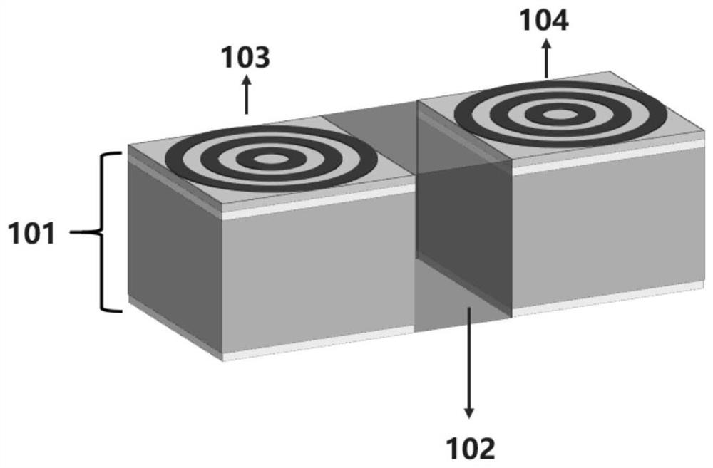 Magnetic control flexible ultrasonic transduction device