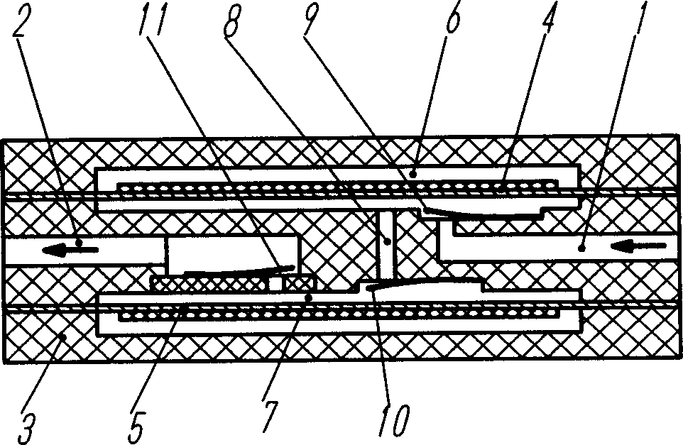 Multiple-cavity piezoelectric film driven pump