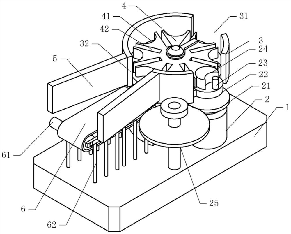 Glass bottle steering mechanism