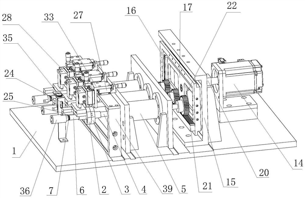 Precision testing device for current-carrying friction pair of conductive slip ring of satellite