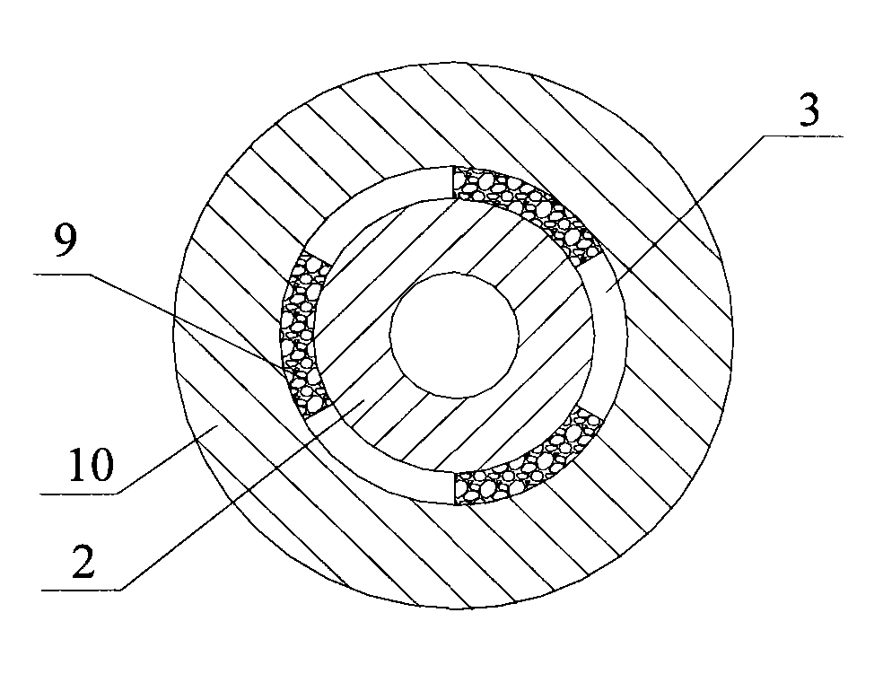 Electrode and machine tool dedicated for combined machining of electric spark shaping of inner round bore and elastic honing