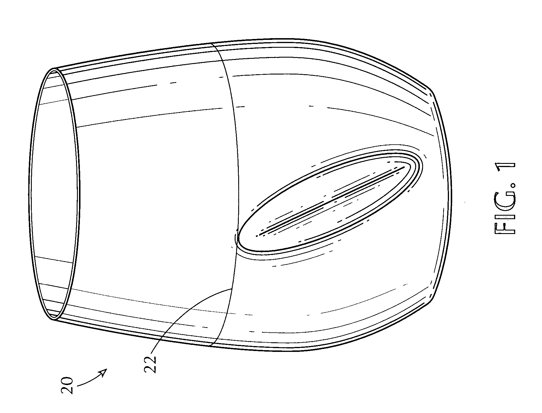 Drinking glass for containing wine and for optimizing air mixed into the wine during swirling to enhance bouquet