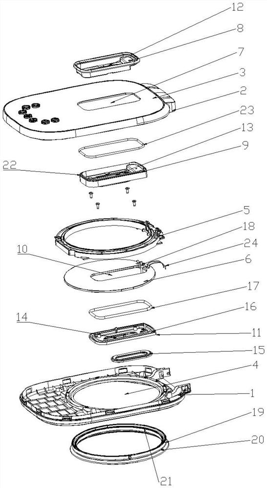 A rice cooker steam valve fixing structure and a rice cooker