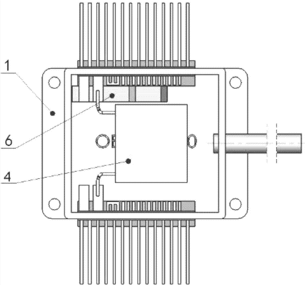 Simple method for packaging and assembling non-refrigeration infrared detector TEC