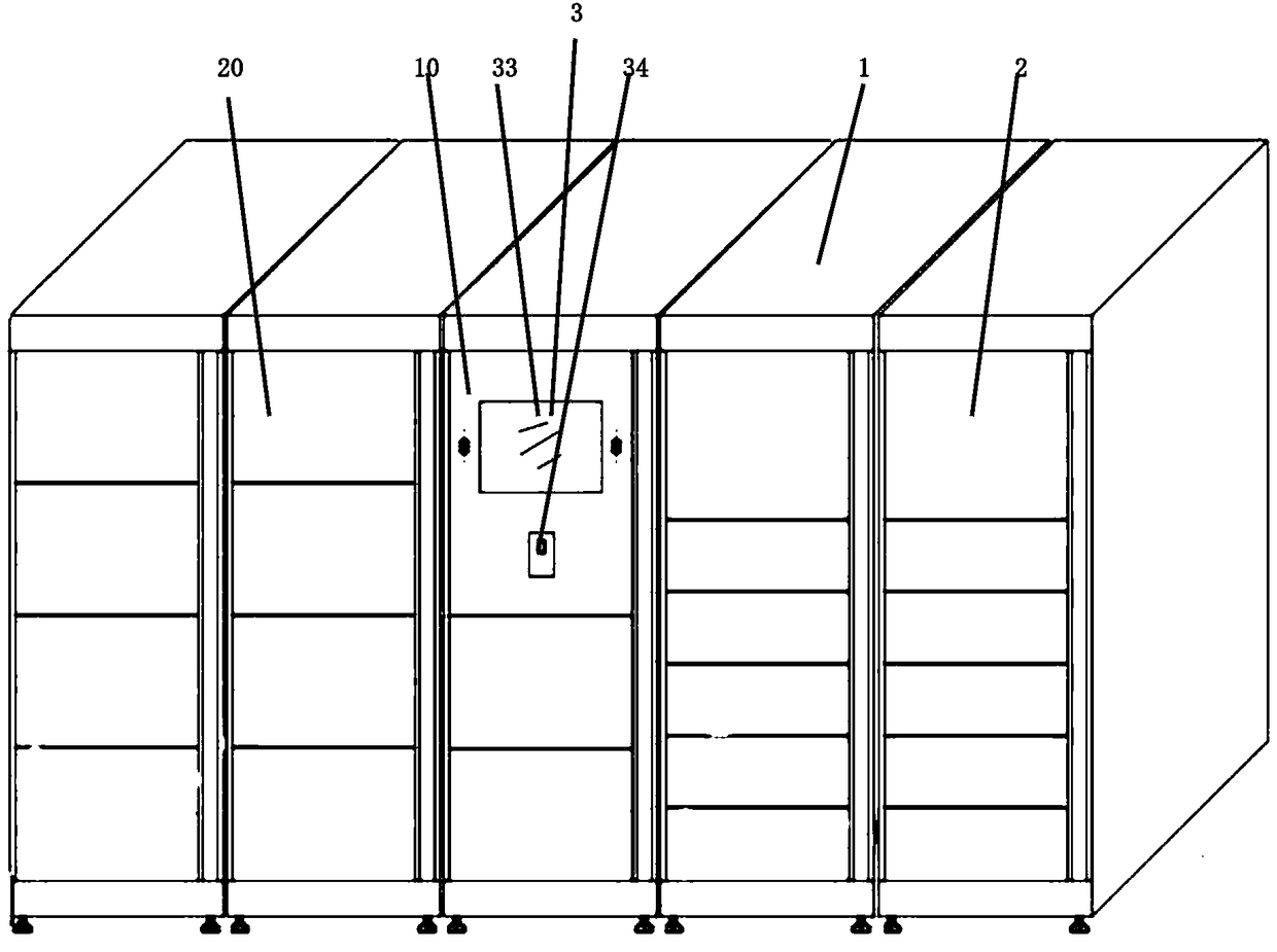 Valuable storing business cabinet and using flow thereof